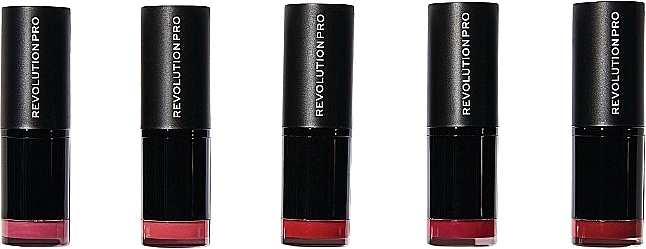 Zestaw 5 szminek do ust - Revolution Pro 5 Lipstick Collection Reds — Zdjęcie N2