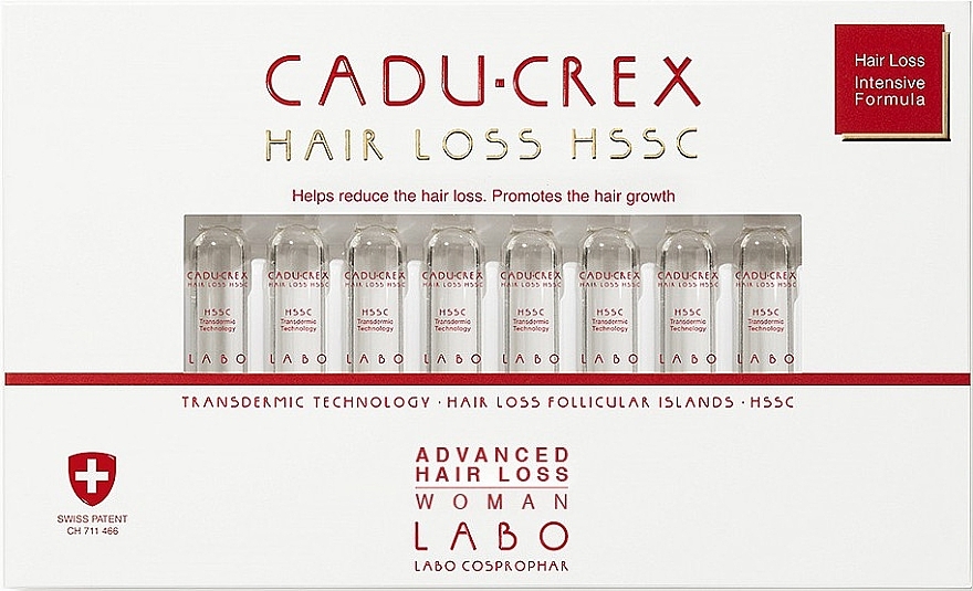 Kuracja na znaczne wypadanie włosów u kobiet - Labo Cadu-Crex Treatment for Advanced Hair Loss HSSC — Zdjęcie N1