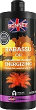 Energetyzujący szampon z olejem babassu do włosów farbowanych i matowych - Ronney Professional Babassu Oil Energizing Shampoo — Zdjęcie N2