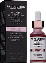 Intensywny peeling chemiczny do cery przetłuszczającej się - Revolution Skincare 30% AHA + BHA Peeling Solution — Zdjęcie N2