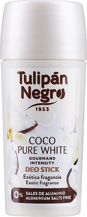 Dezodorant w sztyfcie Biały Kokos - Tulipan Negro Deo Stick — Zdjęcie N3
