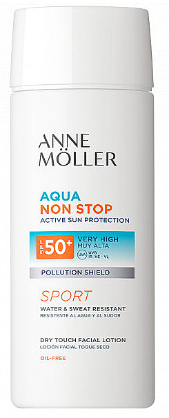 Emulsja przeciwsłoneczna do twarzy - Anne Moller Aqua Non Stop Dry Touch Facial Lotion SPF50+ — Zdjęcie N1