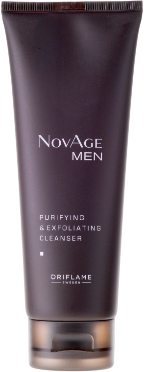 Oczyszczający żel złuszczający dla mężczyzn do mycia twarzy - Oriflame NovAge Men — Zdjęcie N1
