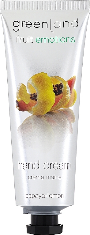 Krem do rąk Papaja i cytryna - Greenland Fruit Emotion Hand Cream — Zdjęcie N1
