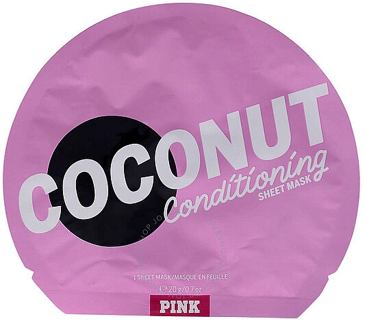 Odżywcza maska do twarzy - Victoria's Secret Ladies Coconut Conditioning Sheet Mask — Zdjęcie N1