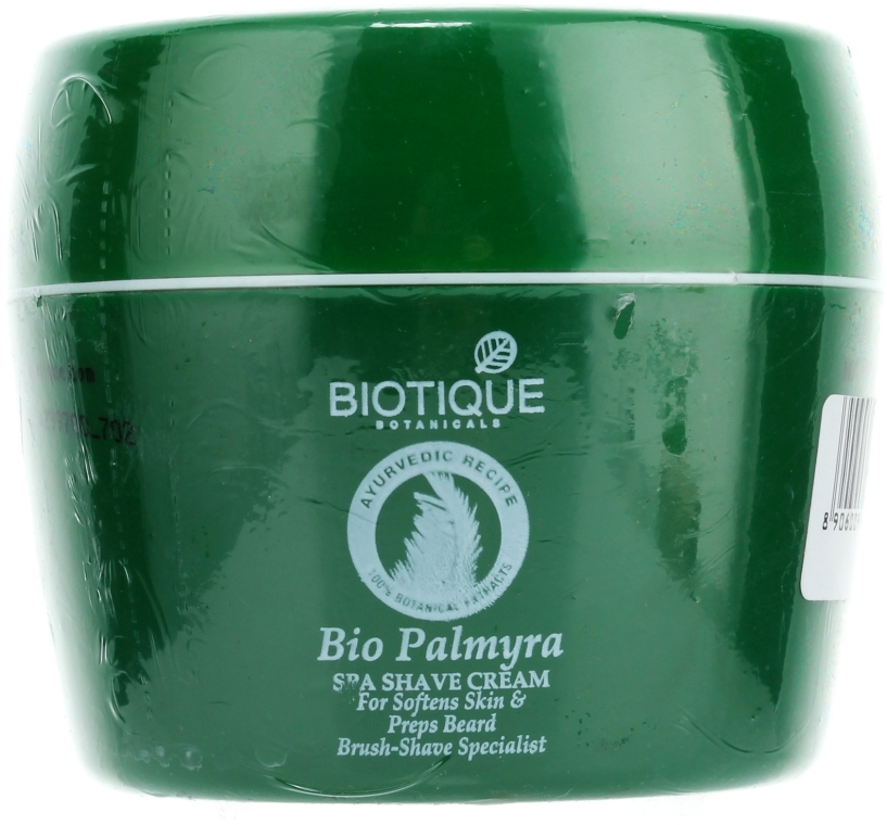 Odmładzający krem do golenia "Palmira" - Biotique Palmyra Shaving Cream 