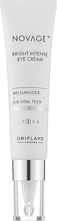 Krem do skóry wokół oczu przeciw przebarwieniom - Oriflame Novage+ Bright Intense Eye Cream — Zdjęcie N1