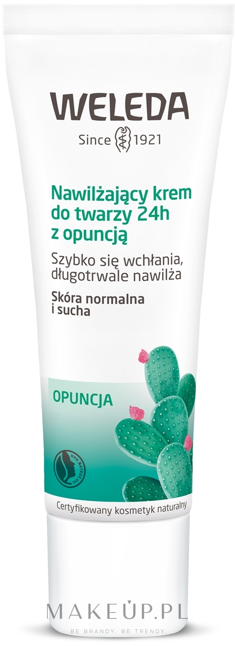 Nawilżający krem do twarzy Opuncja - Weleda 24H Hydrating Face Cream — Zdjęcie 30 ml