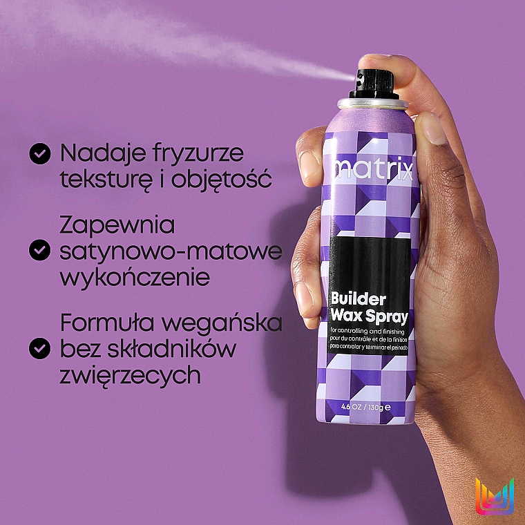 Wosk w sprayu do włosów - Matrix Builder Wax Spray  — Zdjęcie N2