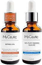 Zestaw - MyCeutic Retinol Skin Tolerance Building Retinol 0.6% Squalane Set 2 (f/ser 30 ml x 2) — Zdjęcie N1