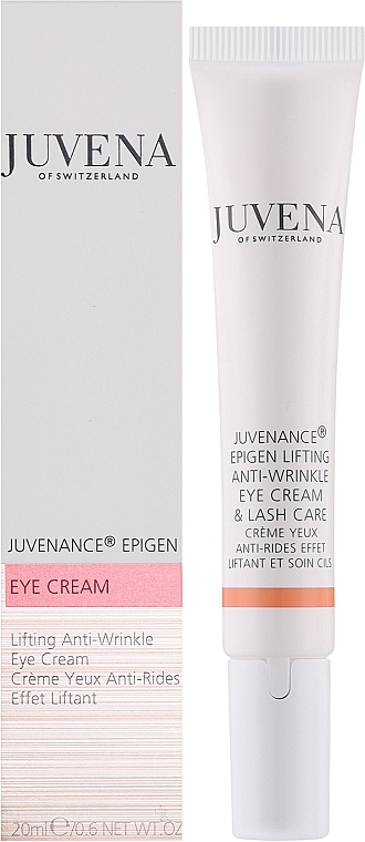 Ujędrniający krem pod oczy - Juvena Juvenance Epigen Lifting Anti-Wrinkle Eye Cream & Lash Care — Zdjęcie N2