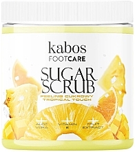 Peeling cukrowy do rąk i stóp - Kabos Foot Care Tropical Touch Peeling — Zdjęcie N1