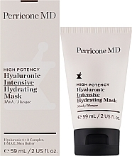 Intensywna maska nawilżająca - Perricone MD High Potency Hyaluronic Intensive Hydrating Mask — Zdjęcie N2