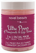 Kup 3 w 1 maseczka do twarzy z granatem i jagodami goji - Fergio Bellaro Novel Beauty Ultra Power Facial Mask