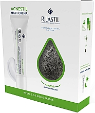 Zestaw do pielęgnacji twarzy - Rilastil Acnestil (cr/40ml + sponge) — Zdjęcie N1