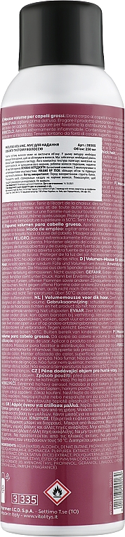 Pianka zwiększająca objętość do włosów grubych - Vitality's C&S Volume Mousse For Thick Hair — Zdjęcie N2