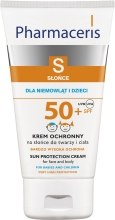Kup Krem ochronny na słońce do twarzy i ciała dla niemowląt i dzieci - Pharmaceris S Sun Protection Cream For Babies and Children SPF 50+
