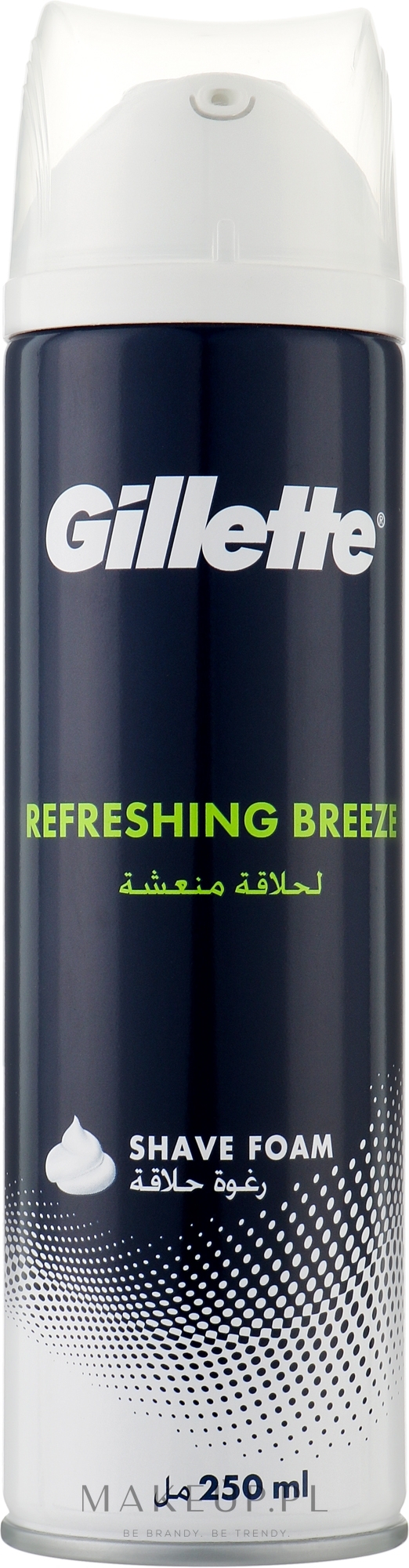Pianka do golenia - Gillette Refreshing Breeze Shave Foam — Zdjęcie 250 ml