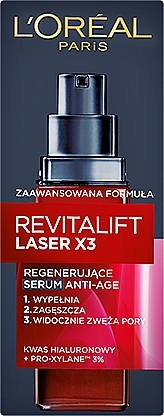 Regenerujące serum anti-age do twarzy - L'Oreal Paris Revitalift Laser X3 — Zdjęcie N8