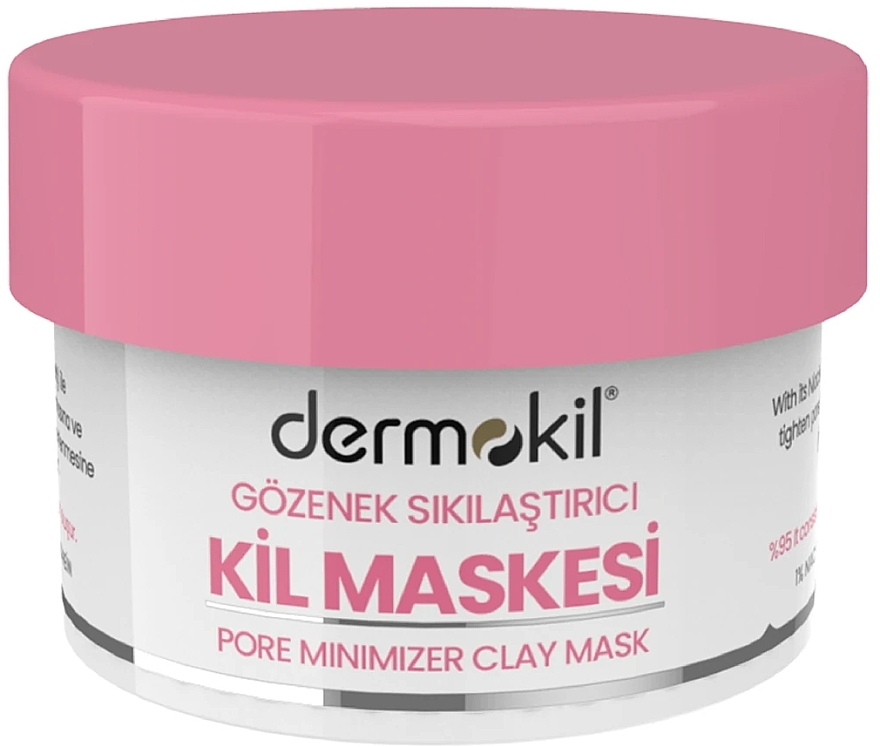 Glinkowa maseczka na twarz zwężająca pory - Dermokil Pore Minimizer Clay Mask — Zdjęcie N1