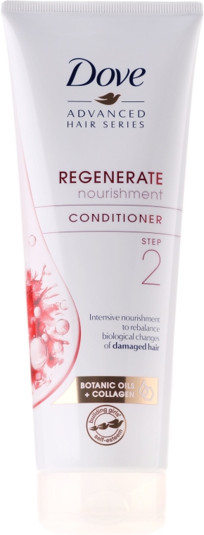 Regenerująca odżywka do włosów zniszczonych - Dove Advanced Hair Series Regenerate Nourishment Conditioner Step 2 — Zdjęcie N1