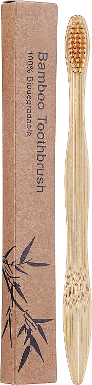 Szczoteczka bambusowa średnio twarda - Love Nature Organic Bamboo Toothbrush — Zdjęcie N1