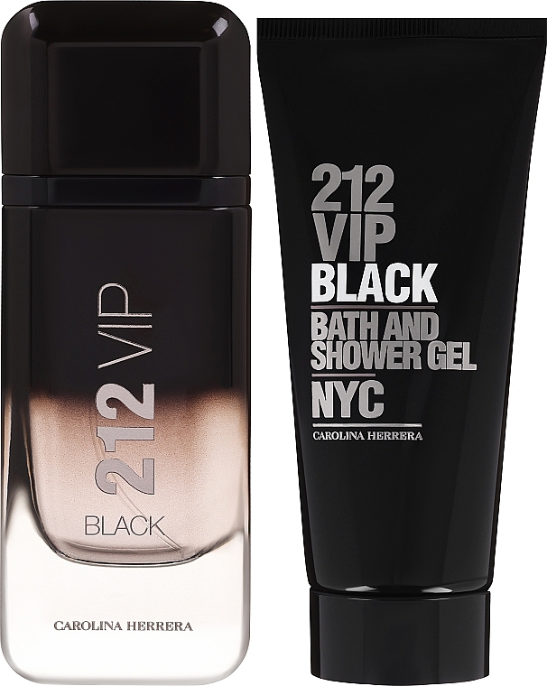 Carolina Herrera 212 VIP Black Gift Set Fragrances - Zestaw (edp/100ml + sh/gel/100ml) — Zdjęcie N1