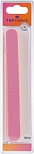 Pilnik do paznokci 100/180, różowy - Top Choice — Zdjęcie N1