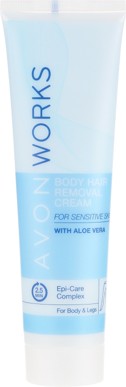 Krem do depilacji ciała - Avon Works Body Hair Removal Cream — Zdjęcie N2