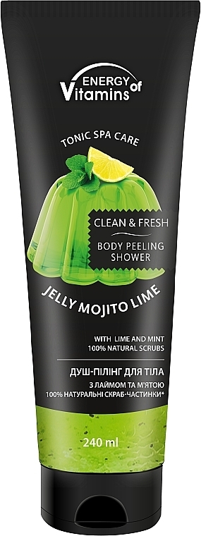 Prysznic-peeling do ciała Mojito limonka z miętą - Energy Of Vitamins