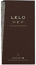 Prezerwatywy, 12 szt. - Lelo HEX Respect XL — Zdjęcie N2