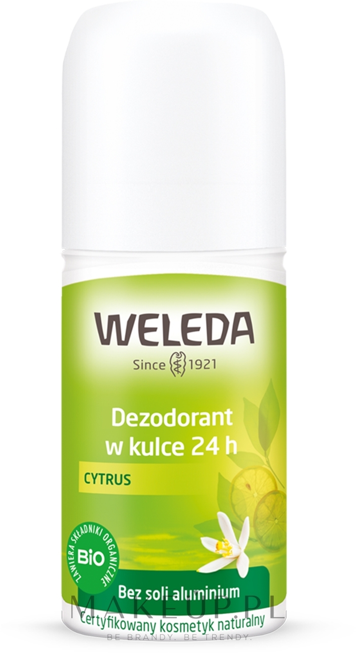 Dezodorant w kulce Cytrus - Weleda Citrus 24h Deo Roll-On — Zdjęcie 50 ml