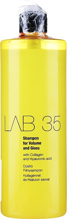 PRZECENA! Nabłyszczający szampon dodający włosom objętości - Kallos Cosmetics LAB35 Shampoo For Volume and Gloss * — Zdjęcie N1