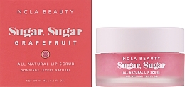 Peeling do ust Różowy grejpfrut - NCLA Beauty Sugar, Sugar Pink Grapefruit Lip Scrub — Zdjęcie N2