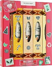 Kup Zestaw, 5 produktów - The Body Shop Hug & Squeeze Hand Balm Crackers Christmas Gift Set