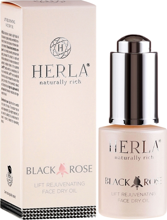 Organiczny olejek do twarzy Czarna róża - Herla — Zdjęcie N1