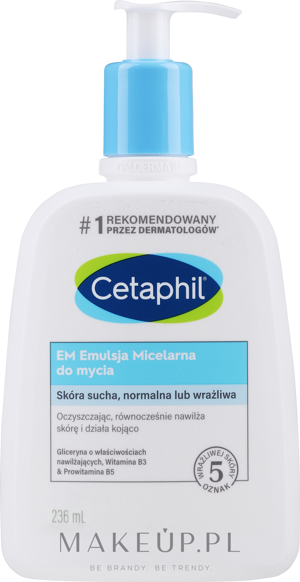 Emulsja micelarna do twarzy i ciała - Cetaphil Gentle Skin Cleanser High Tolerance — Zdjęcie 236 ml