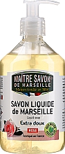 Kup Mydło marsylskie w płynie Róża - Maitre Savon De Marseille Savon Liquide De Marseille Rose Liquid Soap