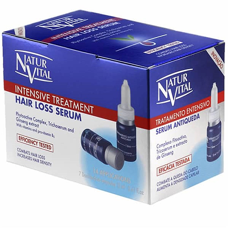 Intensywne serum przeciw wypadaniu włosów - Natur Vital Intensive Treatment Hair Loss Serum — Zdjęcie N1