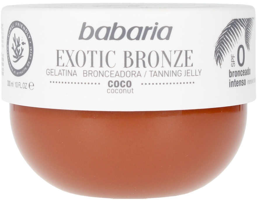 Galaretka kokosowa do opalania - Babaria Exotic Bronze Tanning Jelly — Zdjęcie N1