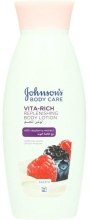 Kup Bogaty balsam nawilżający do ciała Maliny i owoce leśne - Johnson’s® Body Care Vita-Rich Body Lotion