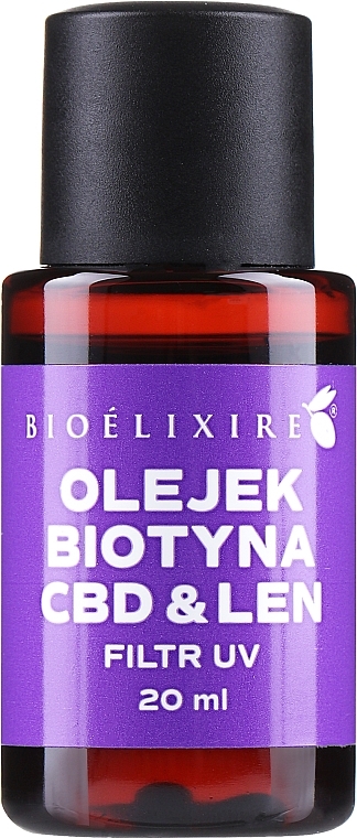 Biotyna i lniane serum do włosów - Bioelixire  — Zdjęcie N1
