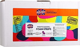 Paski piankowe do koloryzacji włosów, 35 x 11 cm - Ronney Professional Foam Strips — Zdjęcie N2