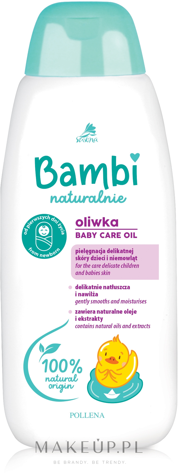 Olejek do ciała dla niemowląt - Pollena Savona Bambi Naturalnie — Zdjęcie 200 ml