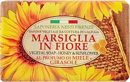 Mydło naturalne Miód i słonecznik - Nesti Dante Marsiglia In Fiore Honey & Sunflowers — Zdjęcie N1