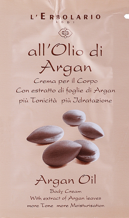 Krem do ciała z olejkiem arganowym - L'Erbolario Crema All Olio Di Argan (próbka) — Zdjęcie N1