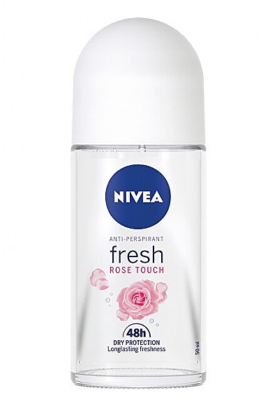 Perfumowany antyperspirant w kulce - NIVEA Roll-On Rose Touch — Zdjęcie N1