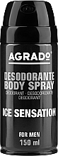 Dezodorant w sprayu Ice Sensation - Agrado Ice Sensation Deodorant — Zdjęcie N1
