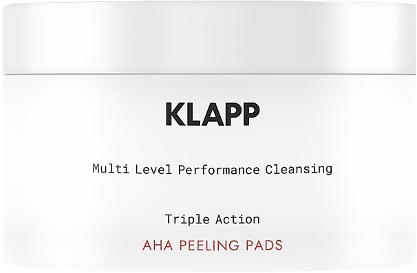 Płatki kosmetyczne do twarzy - Klapp Multi Level Performance Triple Action AHA Peeling Pads — Zdjęcie N1
