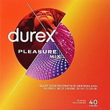 Kup Zestaw prezerwatyw, 40 szt. - Durex Pleasure Mix